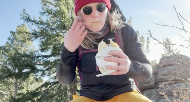 get no skull: a walk in the woods to eat a burrito